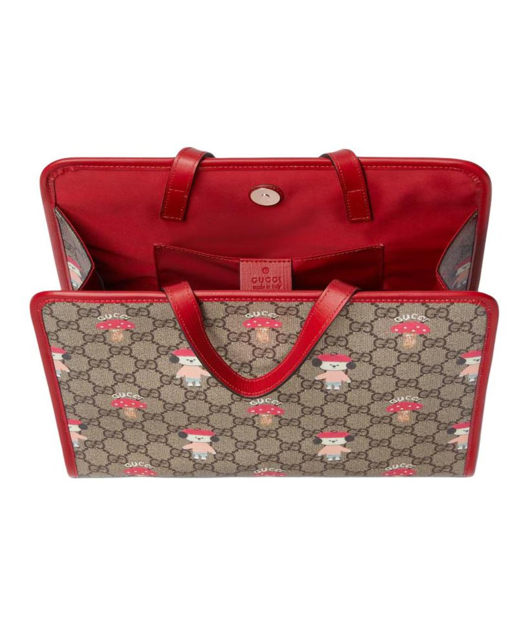 GUCCI Бежевая сумка с короткими ручками, фото 5