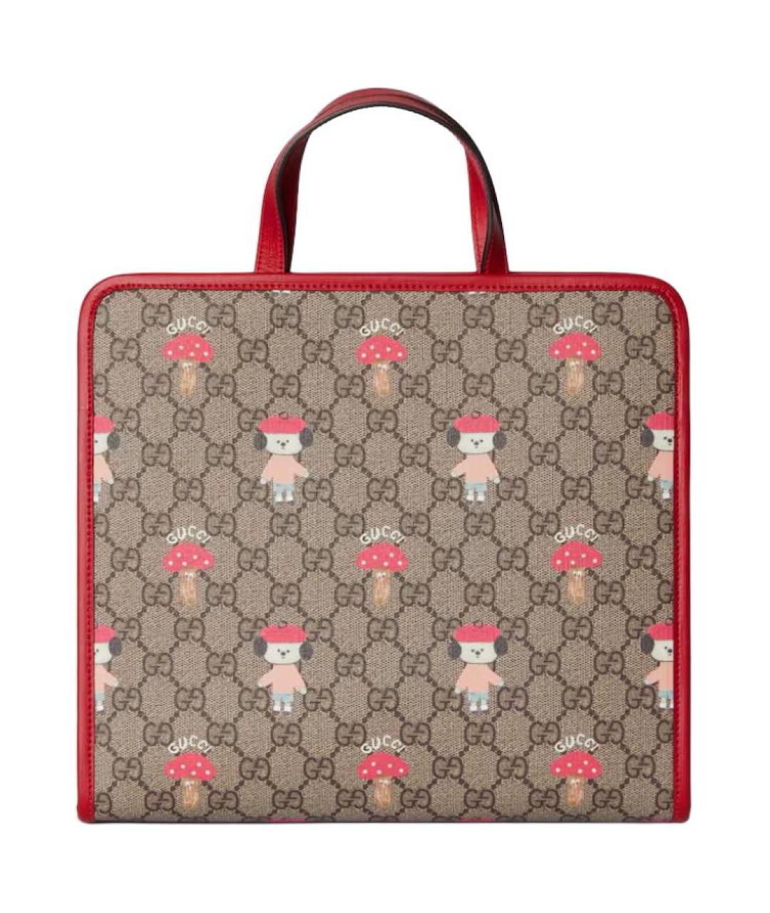 GUCCI Бежевая сумка с короткими ручками, фото 4