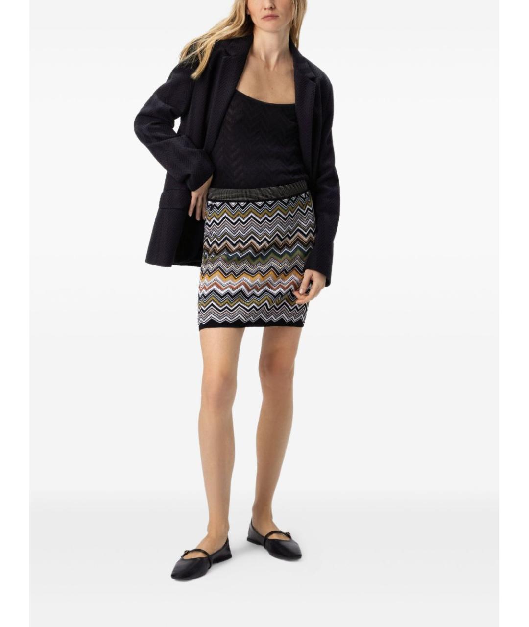 MISSONI Мульти юбка мини, фото 4