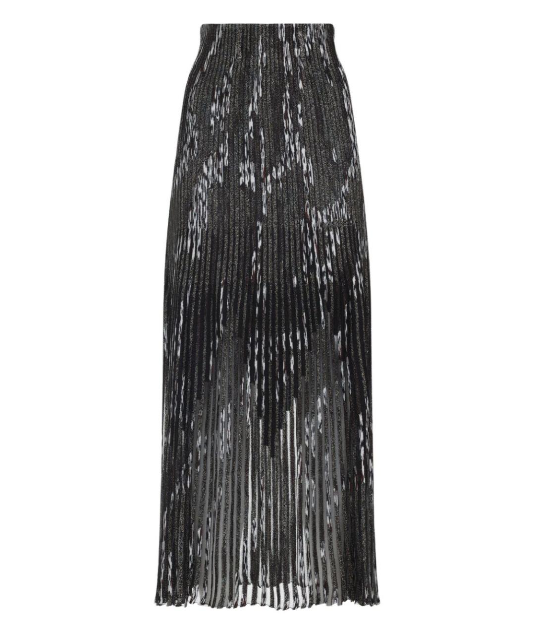 MISSONI Черная вискозная юбка макси, фото 1