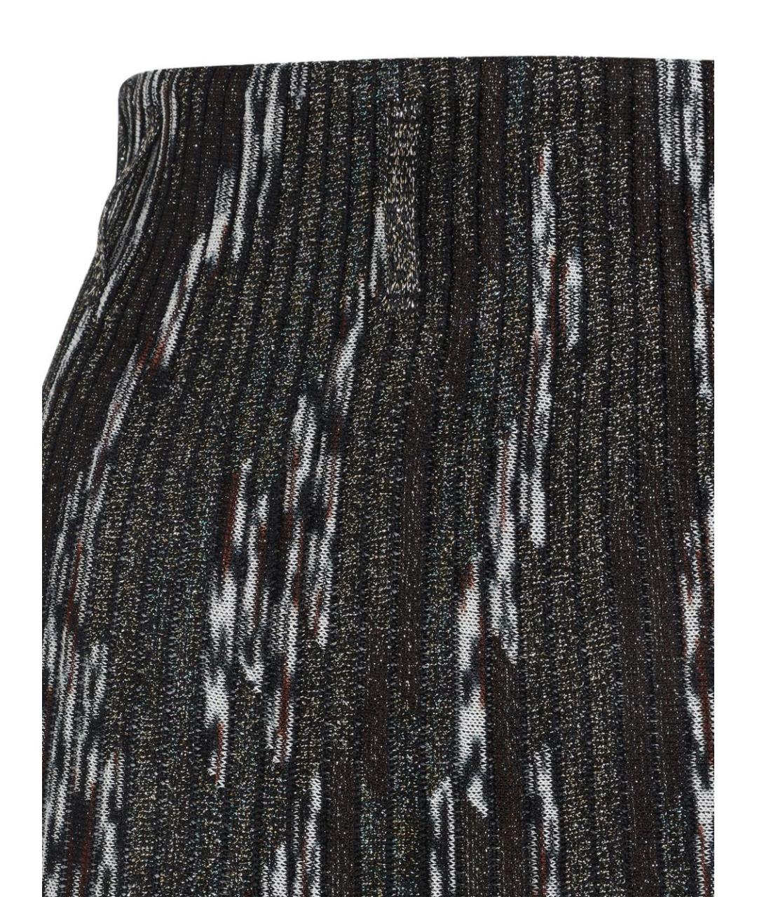 MISSONI Черная вискозная юбка макси, фото 3