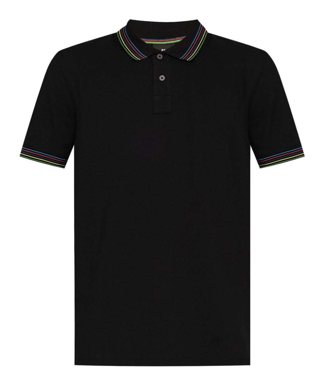 PS BY PAUL SMITH Черная хлопковая футболка, фото 1