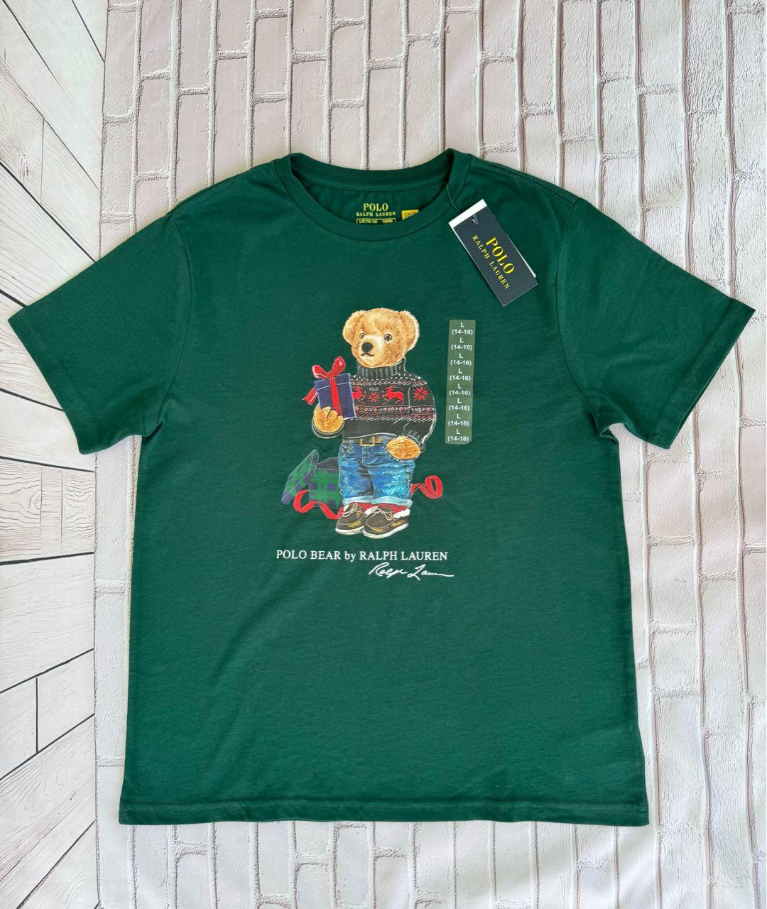 POLO RALPH LAUREN Зеленая хлопковая детская футболка, фото 7