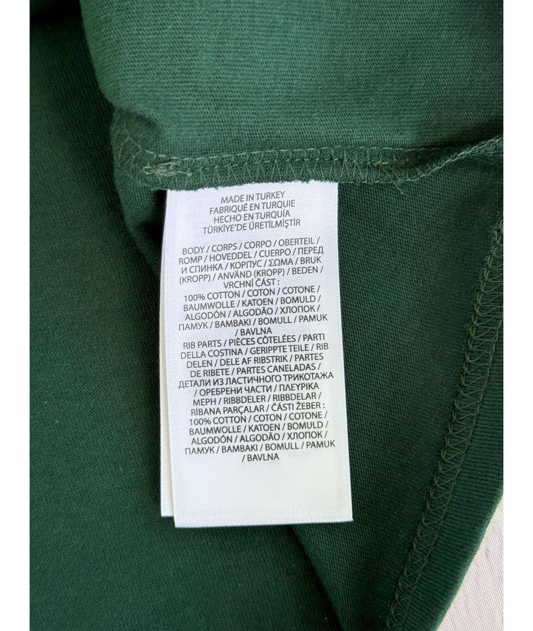 POLO RALPH LAUREN Зеленая хлопковая детская футболка, фото 5