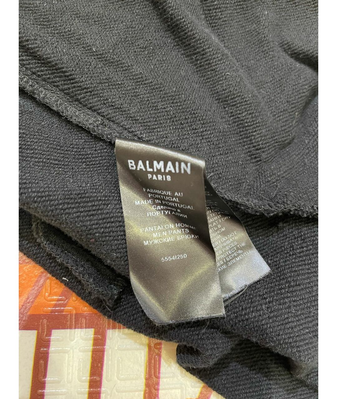 BALMAIN Черный хлопковый спортивные костюмы, фото 7