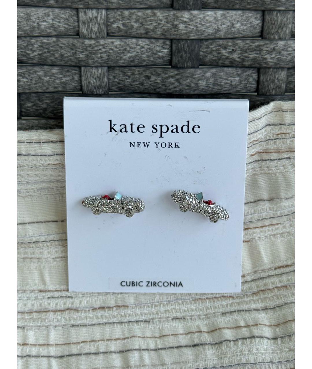 KATE SPADE Серебряные металлические серьги, фото 7