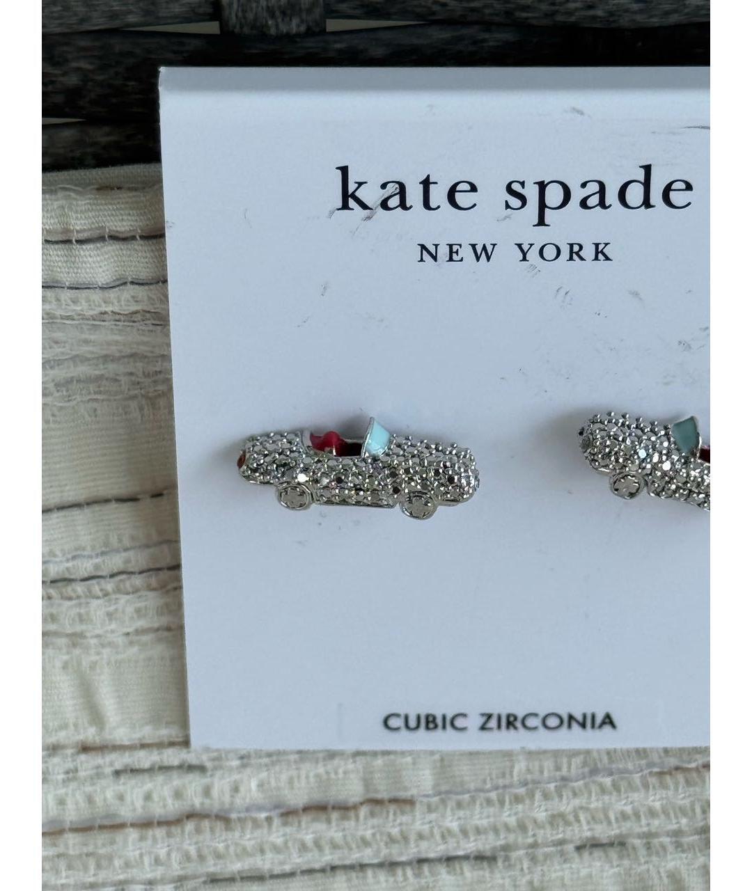 KATE SPADE Серебряные металлические серьги, фото 3