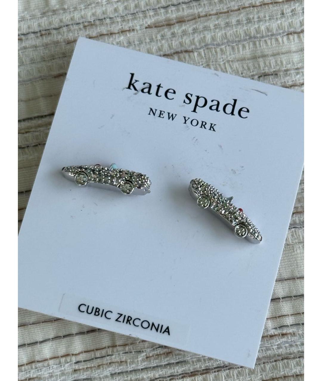 KATE SPADE Серебряные металлические серьги, фото 4