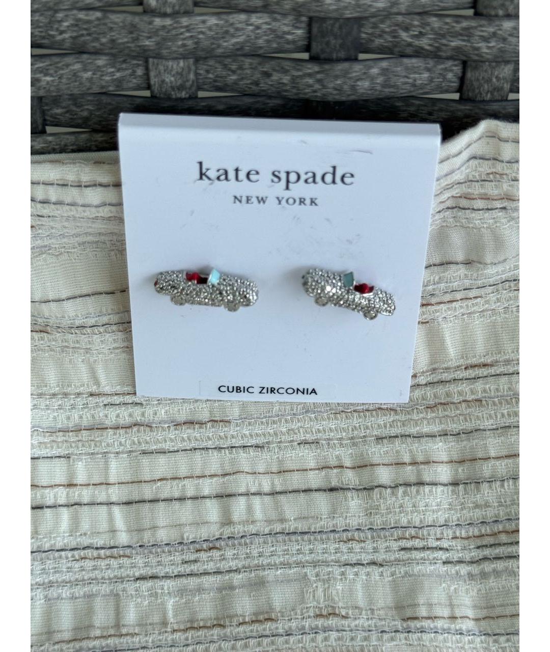 KATE SPADE Серебряные металлические серьги, фото 2
