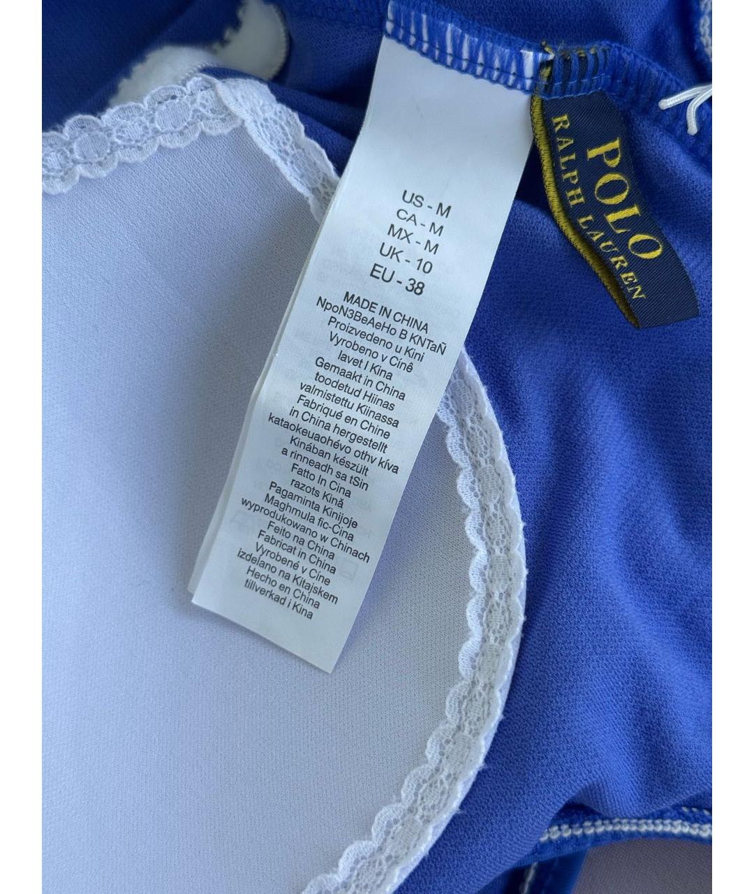 POLO RALPH LAUREN Синий купальник, фото 6
