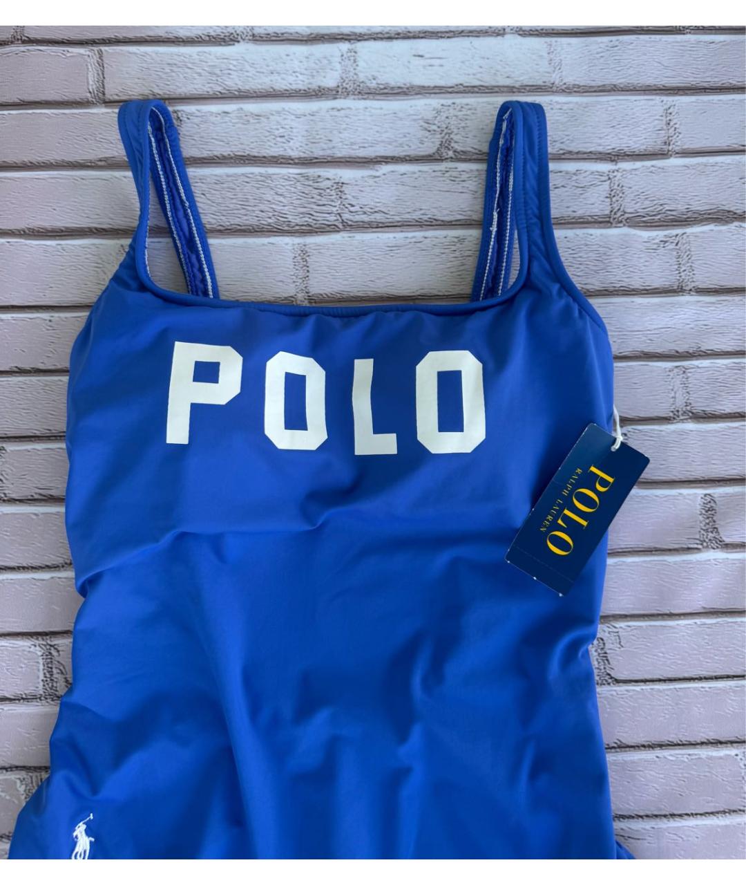 POLO RALPH LAUREN Синий купальник, фото 2