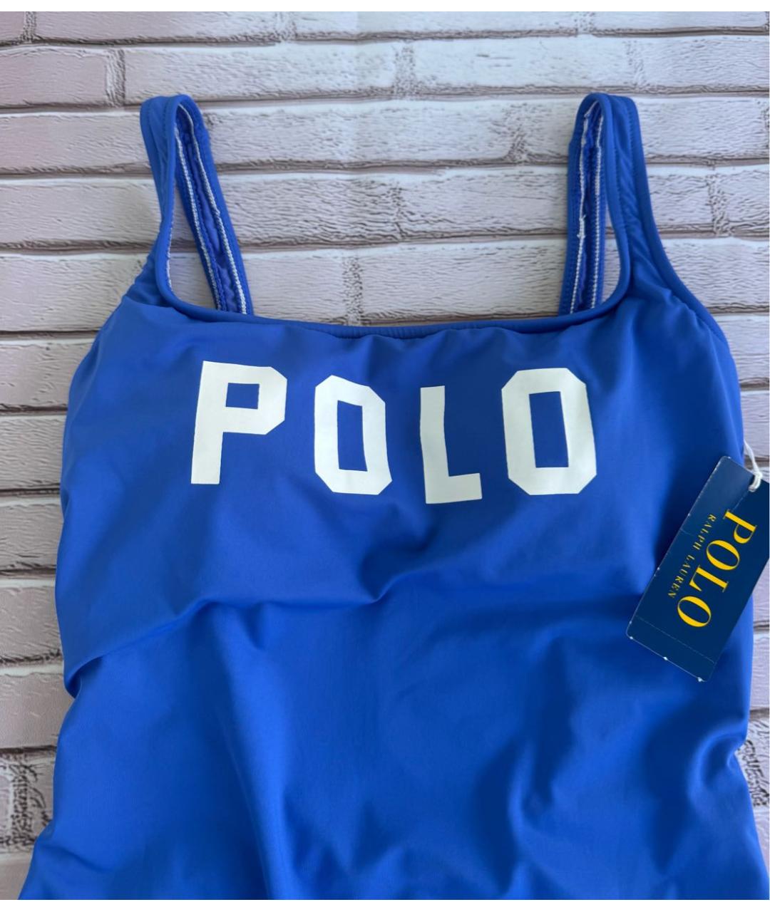 POLO RALPH LAUREN Синий купальник, фото 4