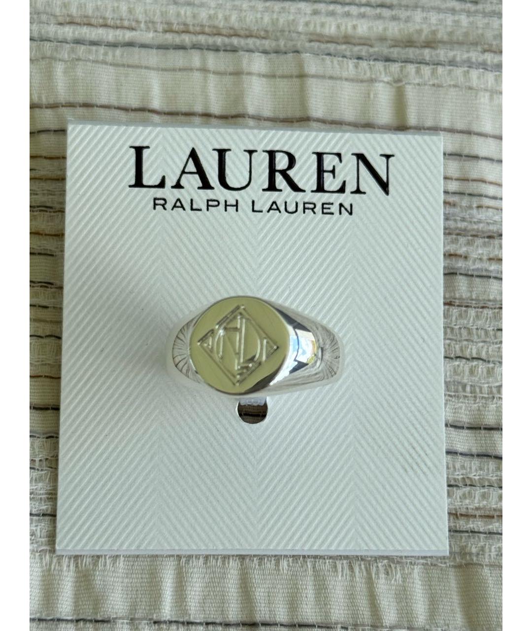 RALPH LAUREN Серебряное металлическое кольцо, фото 2
