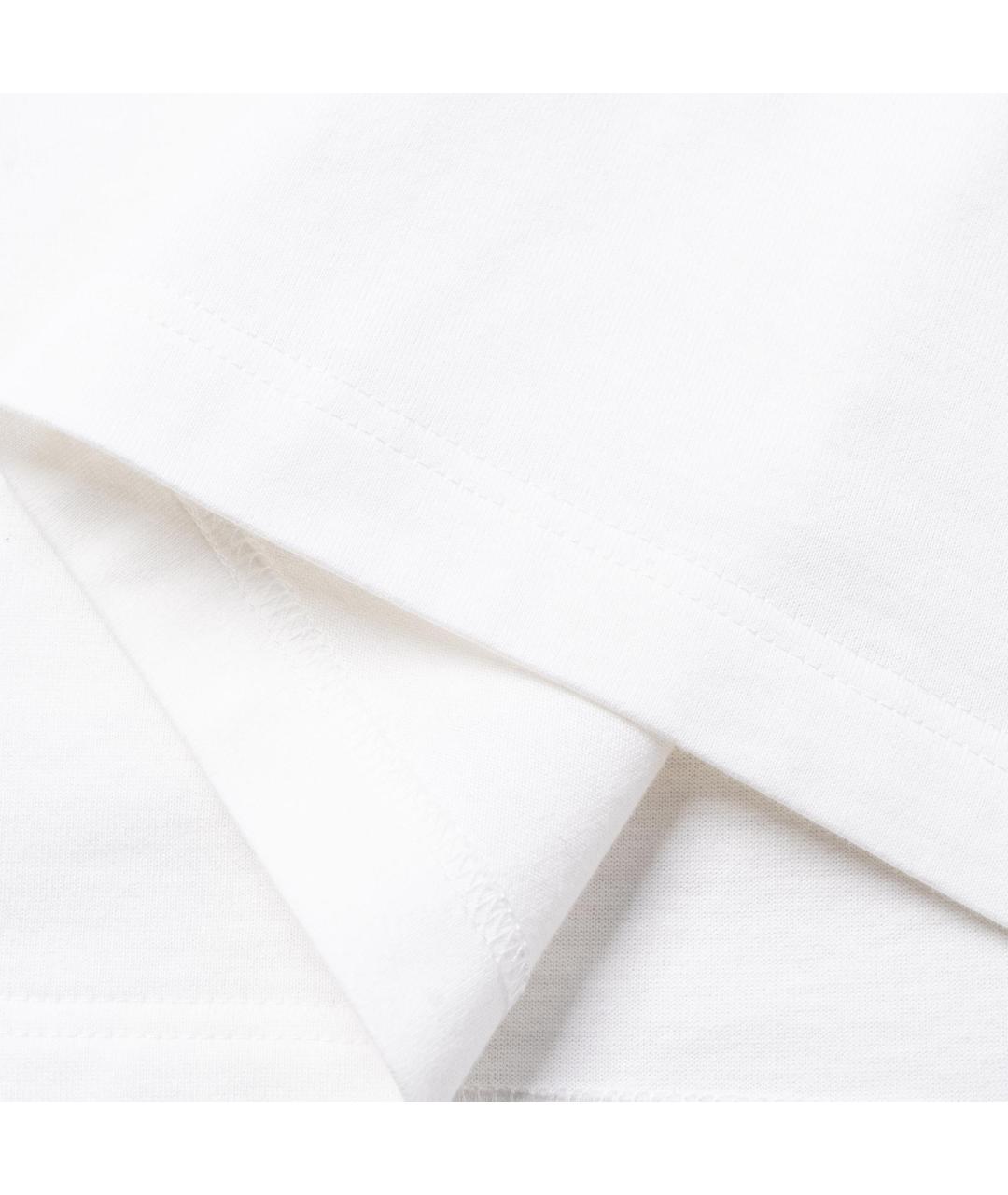 LOUIS VUITTON Белая хлопковая футболка, фото 5