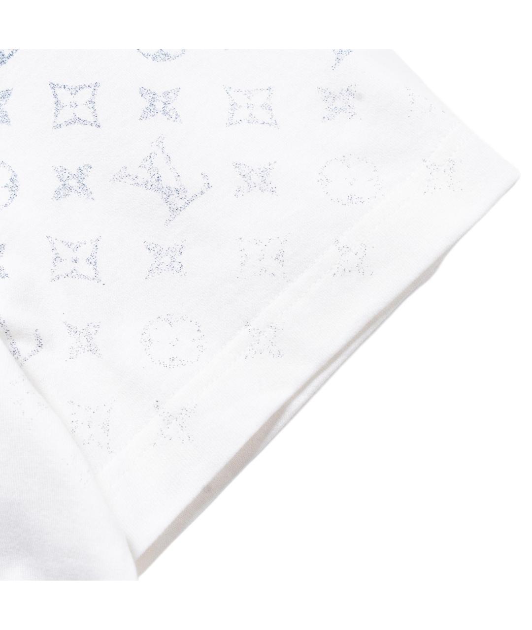 LOUIS VUITTON Белая хлопковая футболка, фото 6