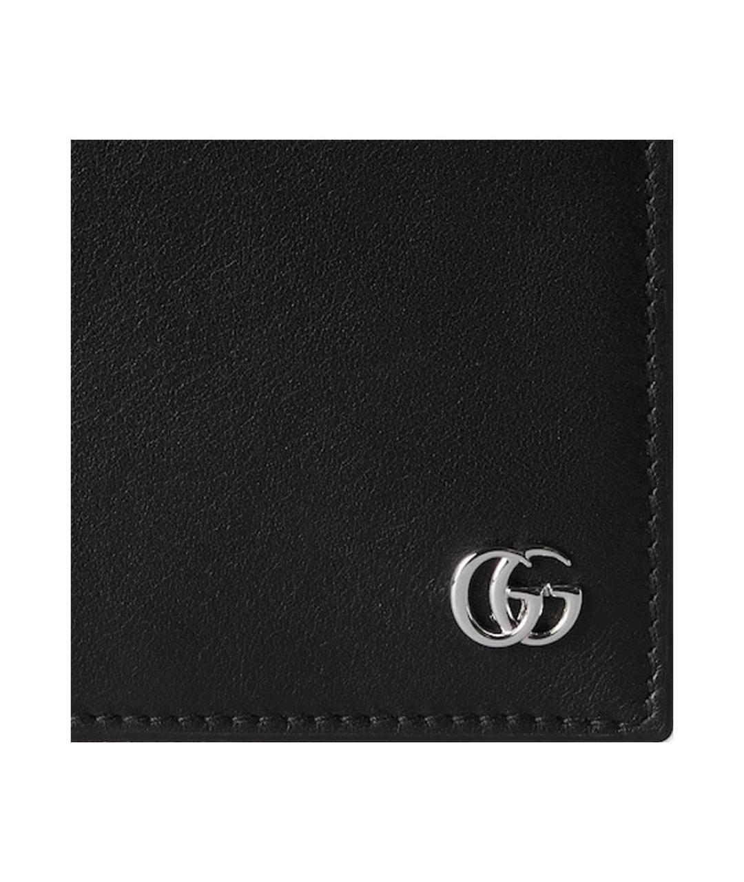 GUCCI Черный кожаный кошелек, фото 6