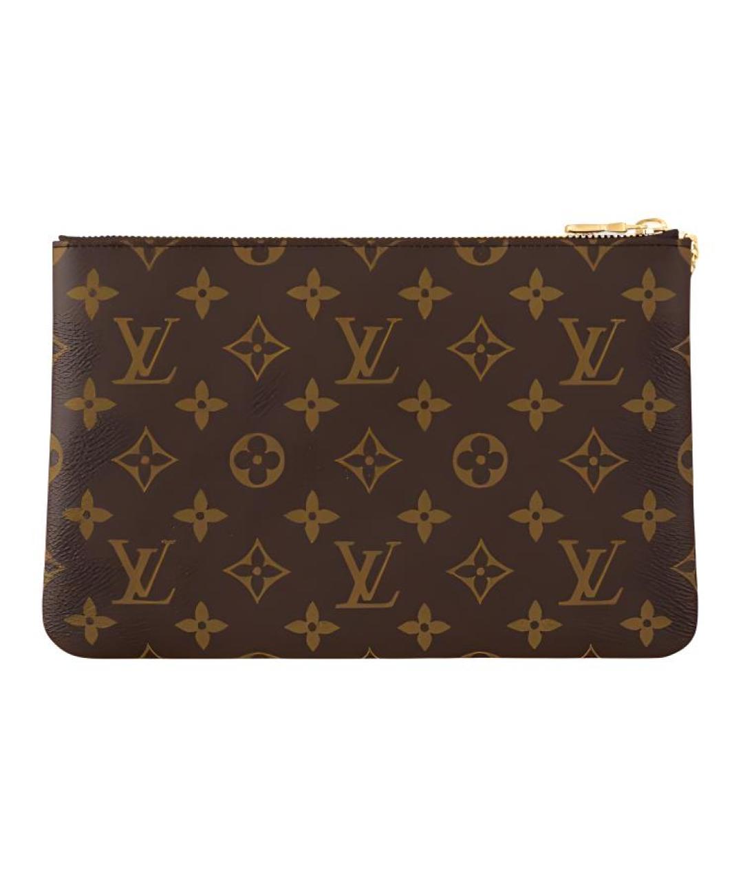 LOUIS VUITTON Коричневая папка для документов, фото 3