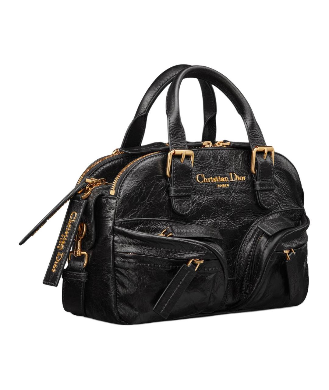 CHRISTIAN DIOR Черная сумка с короткими ручками, фото 3