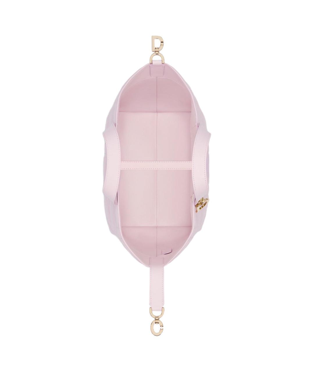 CHRISTIAN DIOR Розовая сумка с короткими ручками, фото 4
