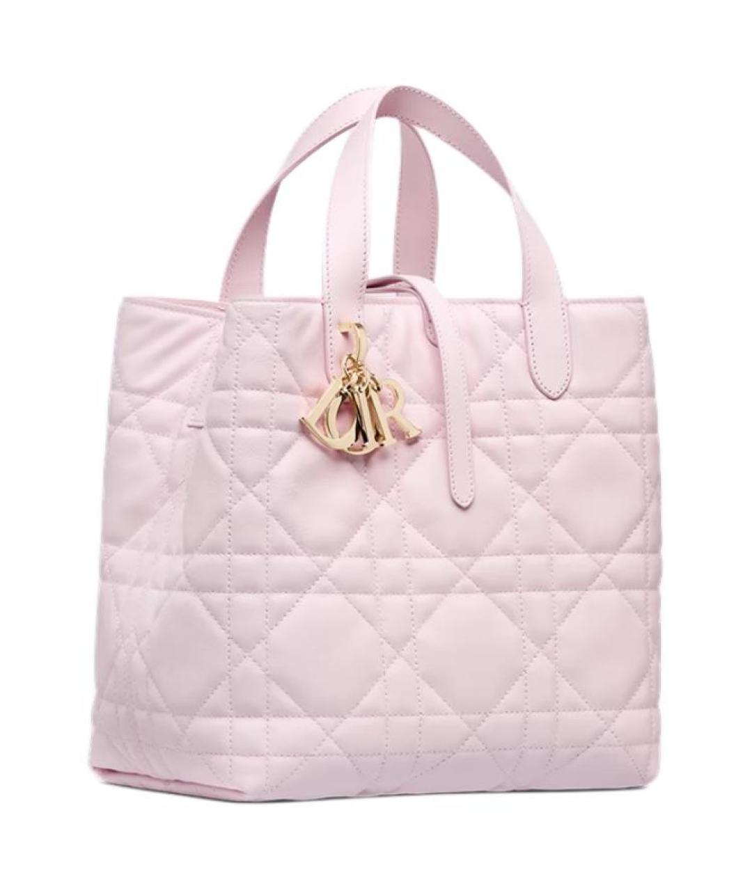 CHRISTIAN DIOR Розовая сумка с короткими ручками, фото 2