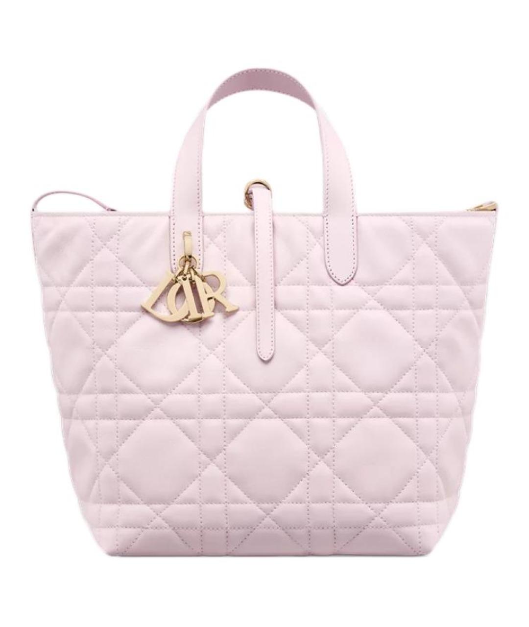 CHRISTIAN DIOR Розовая сумка с короткими ручками, фото 1