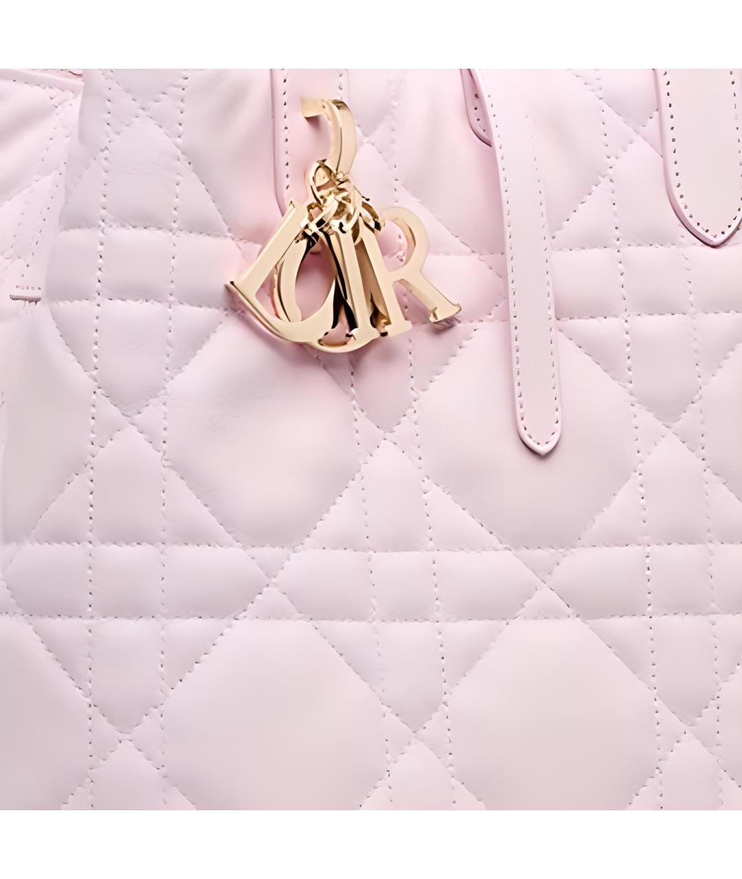 CHRISTIAN DIOR Розовая сумка с короткими ручками, фото 3