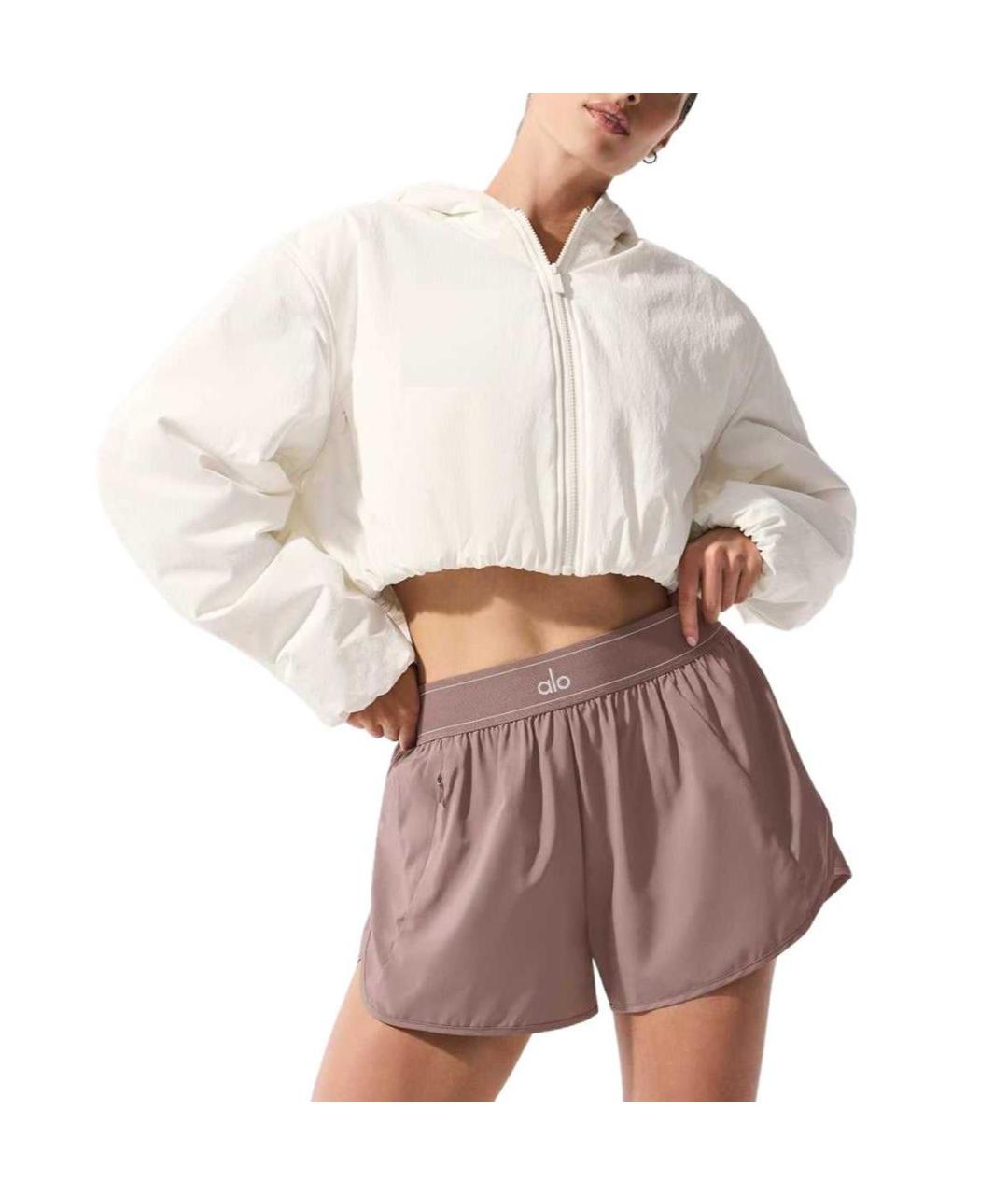 ALO YOGA Бежевая куртка, фото 4