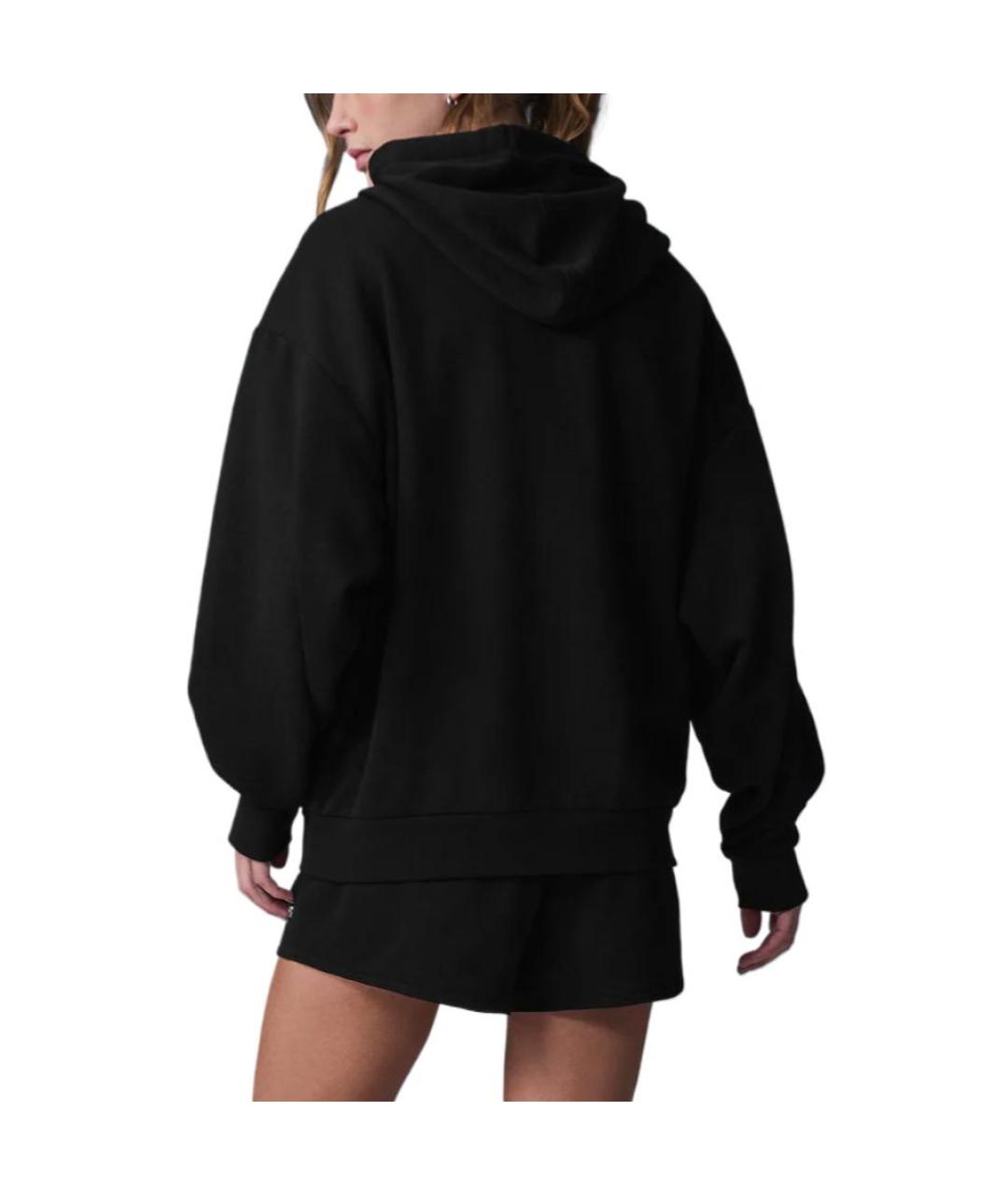 ALO YOGA Черная хлопковая куртка, фото 4