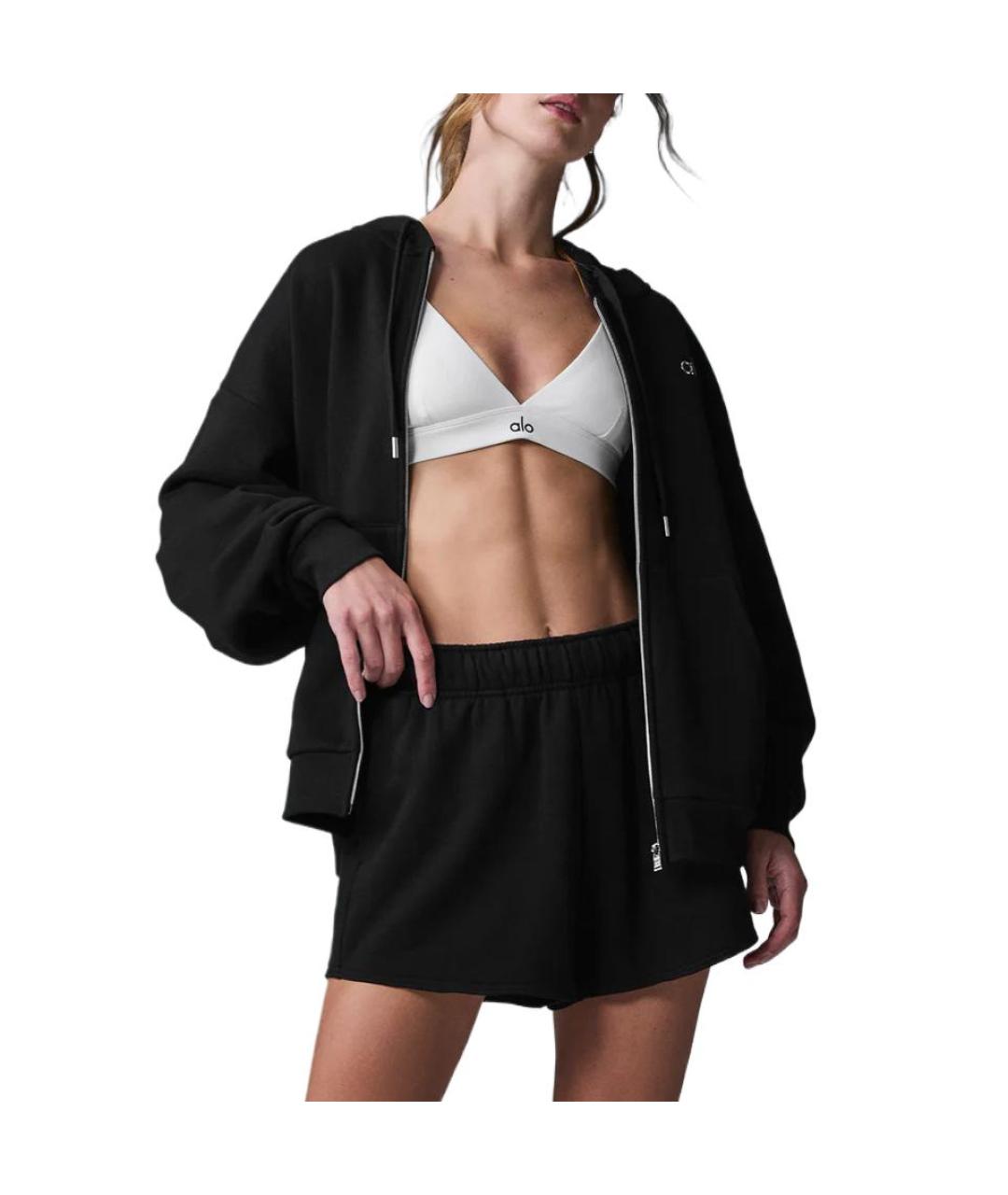 ALO YOGA Черная хлопковая куртка, фото 5