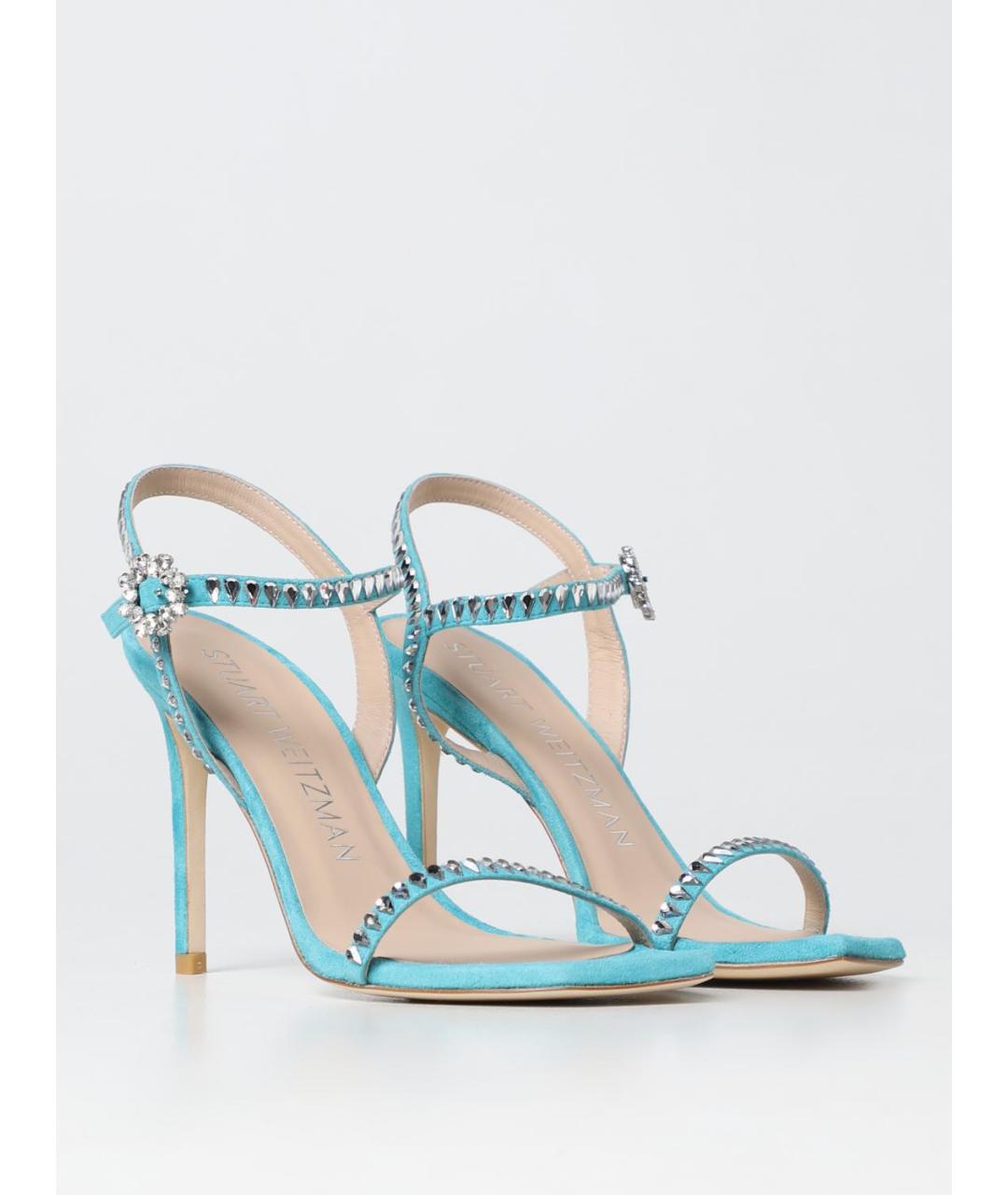 STUART WEITZMAN Голубые босоножки, фото 2