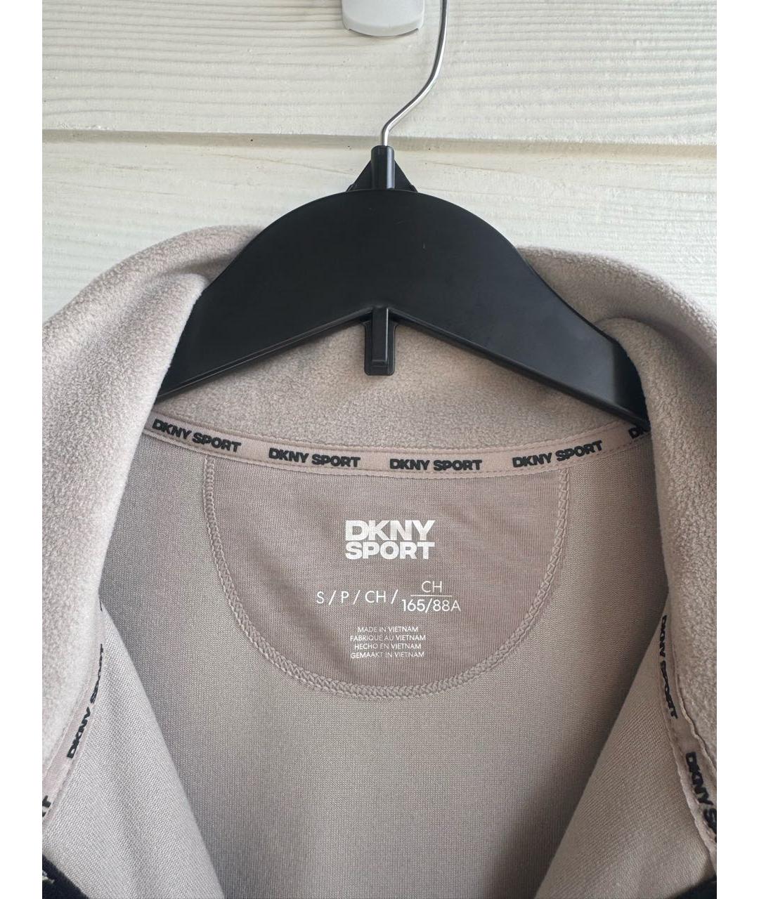 DKNY Серая полиэстеровая спортивная куртка, фото 5