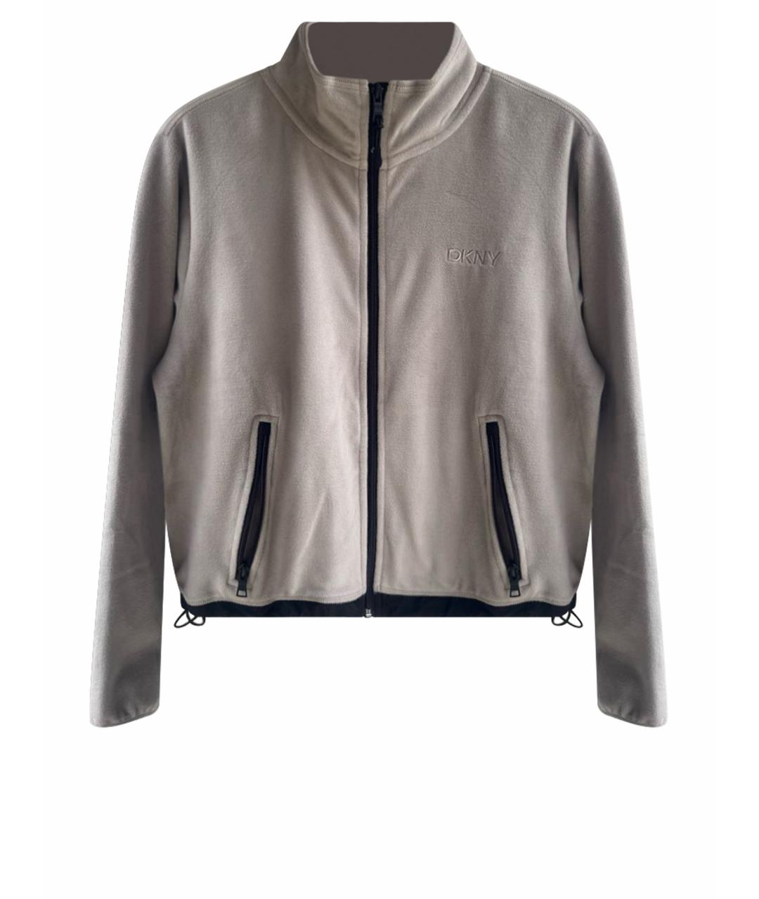 DKNY Серая полиэстеровая спортивная куртка, фото 1