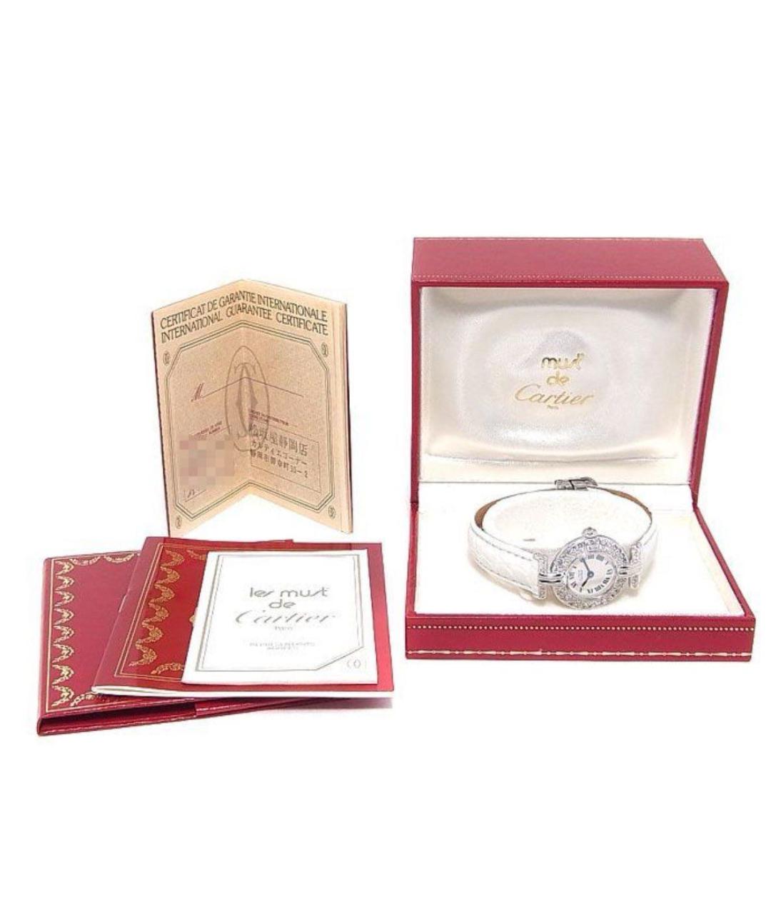 CARTIER Серебряные часы, фото 4