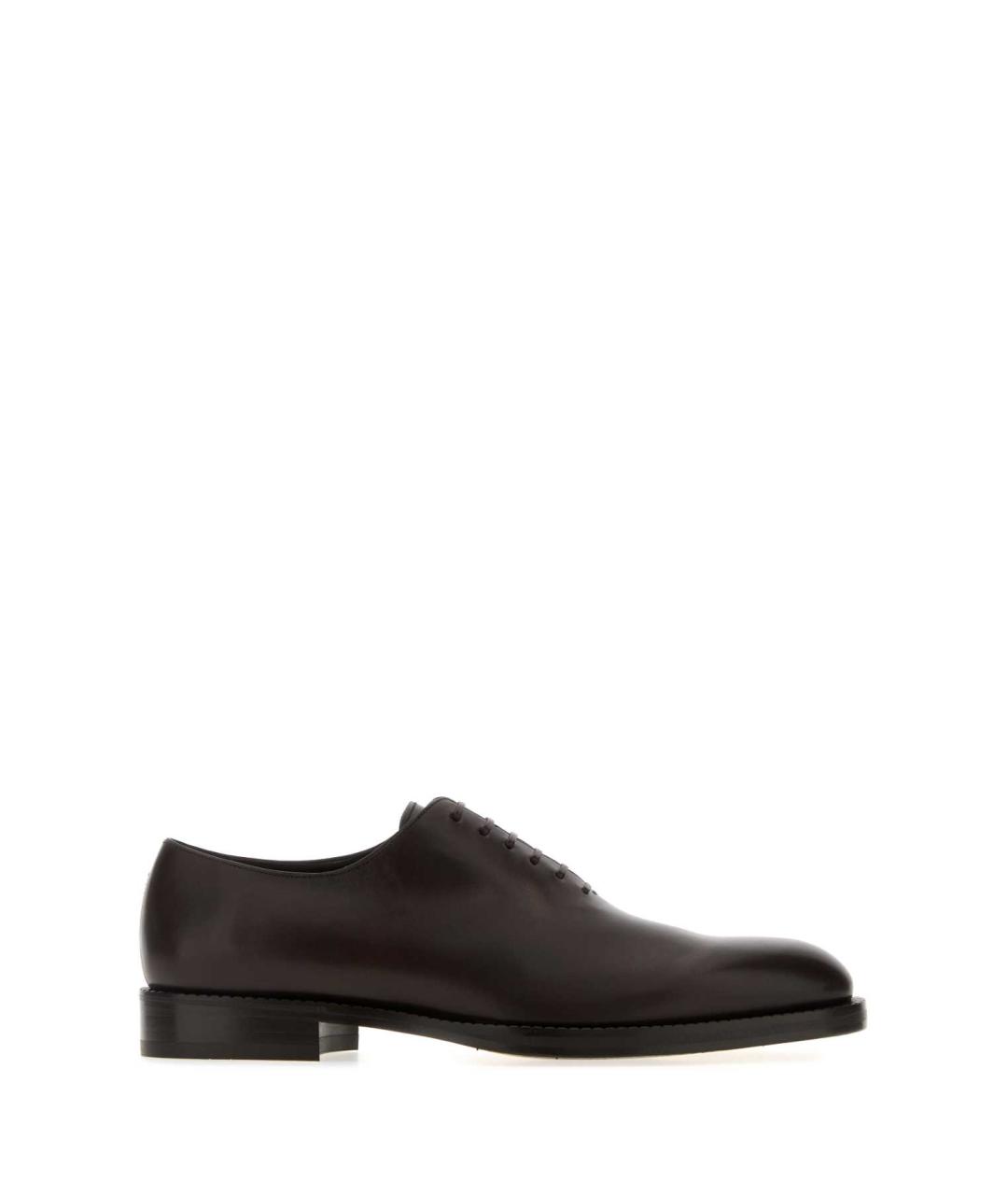 FERRAGAMO Коричневые кожаные туфли, фото 1