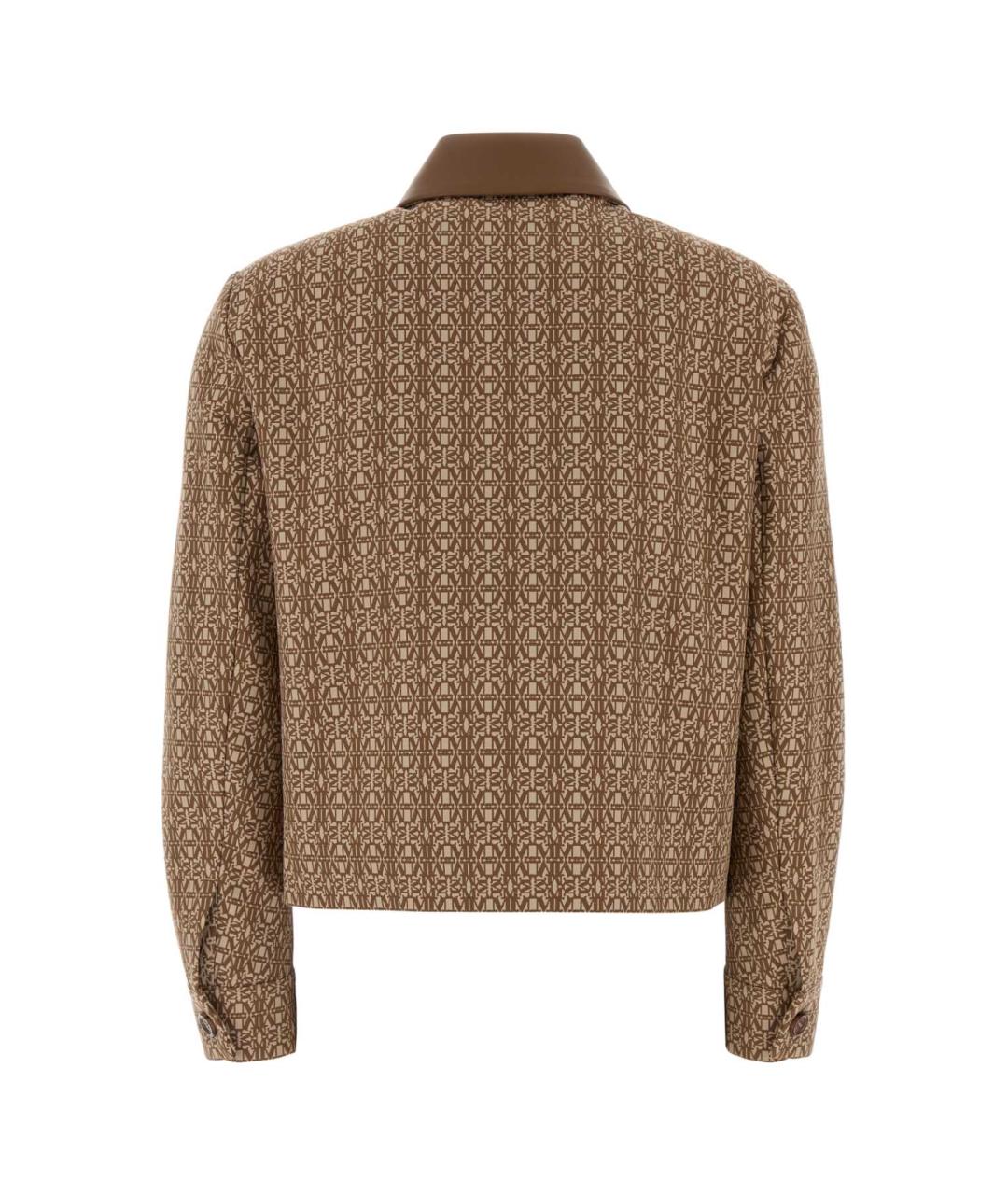MAX MARA Бежевая хлопковая куртка, фото 2