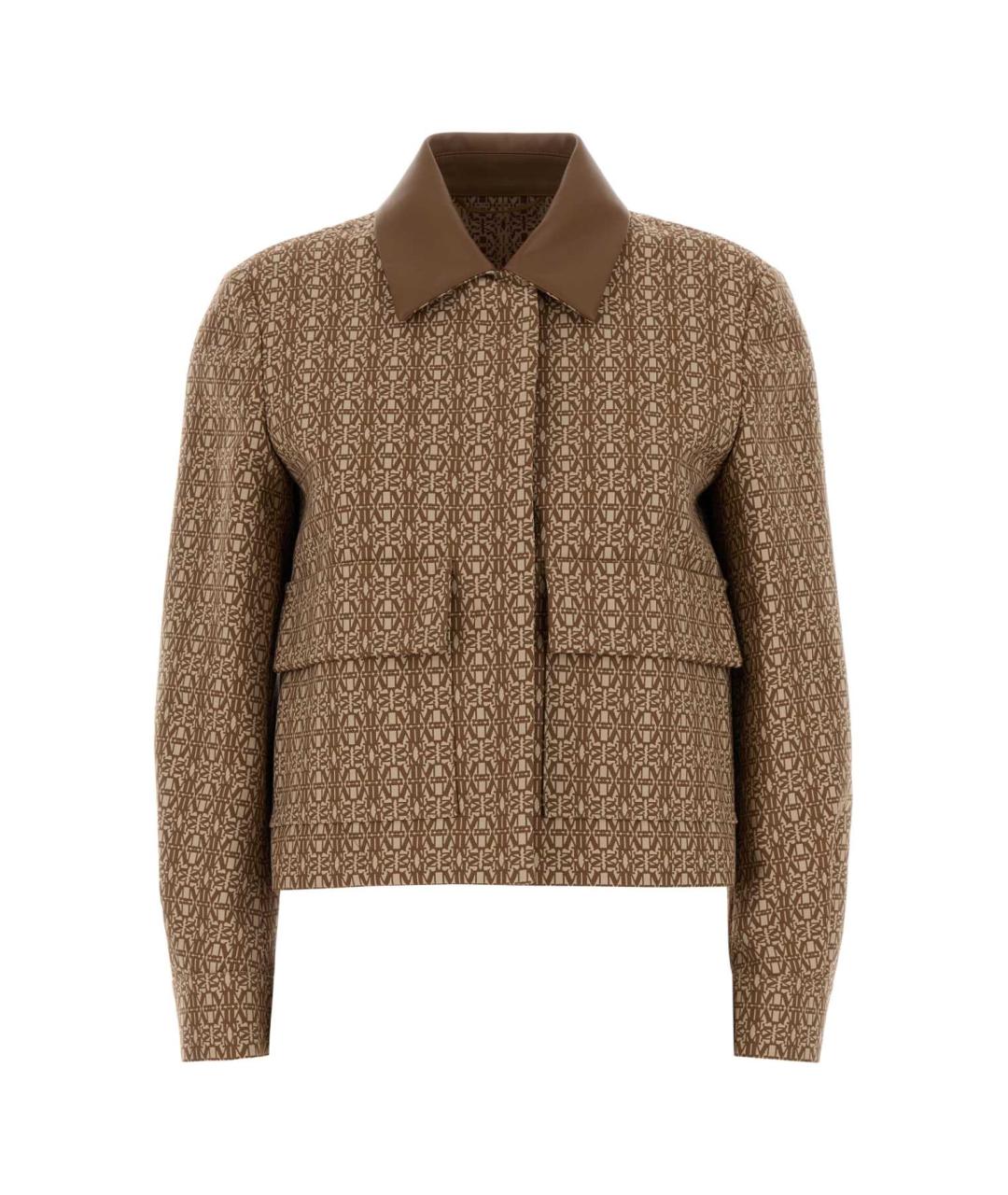 MAX MARA Бежевая хлопковая куртка, фото 1