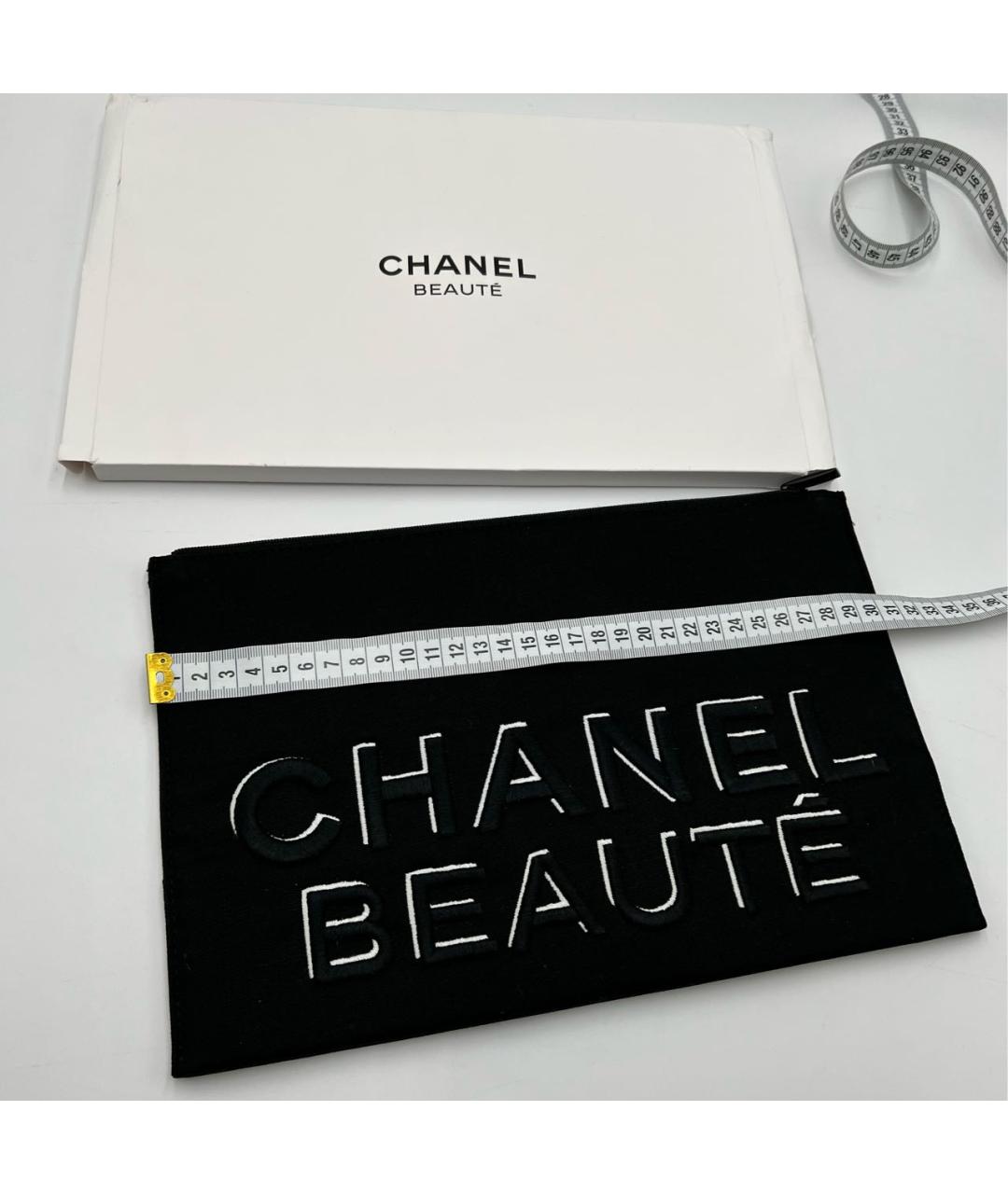 CHANEL Черная косметичка, фото 4