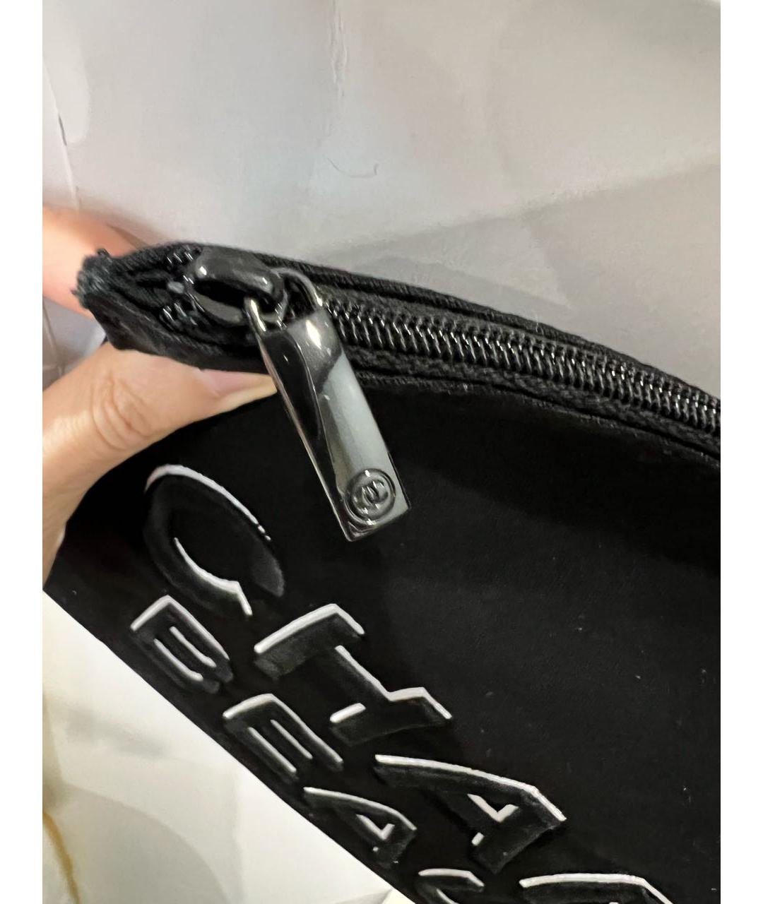 CHANEL Черная косметичка, фото 3