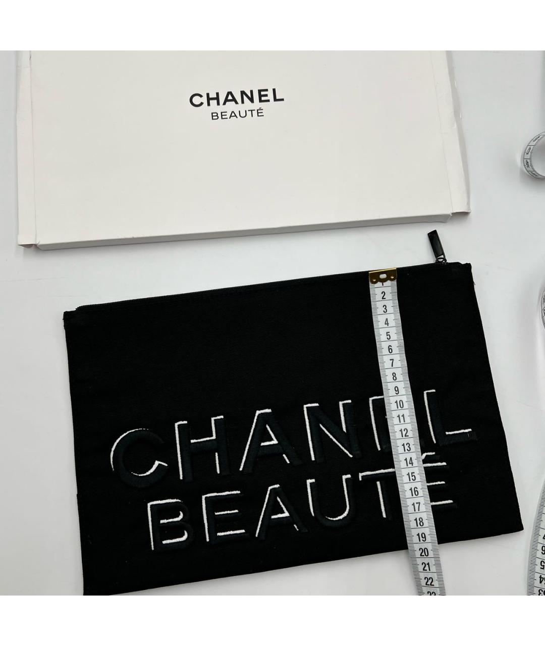 CHANEL Черная косметичка, фото 5