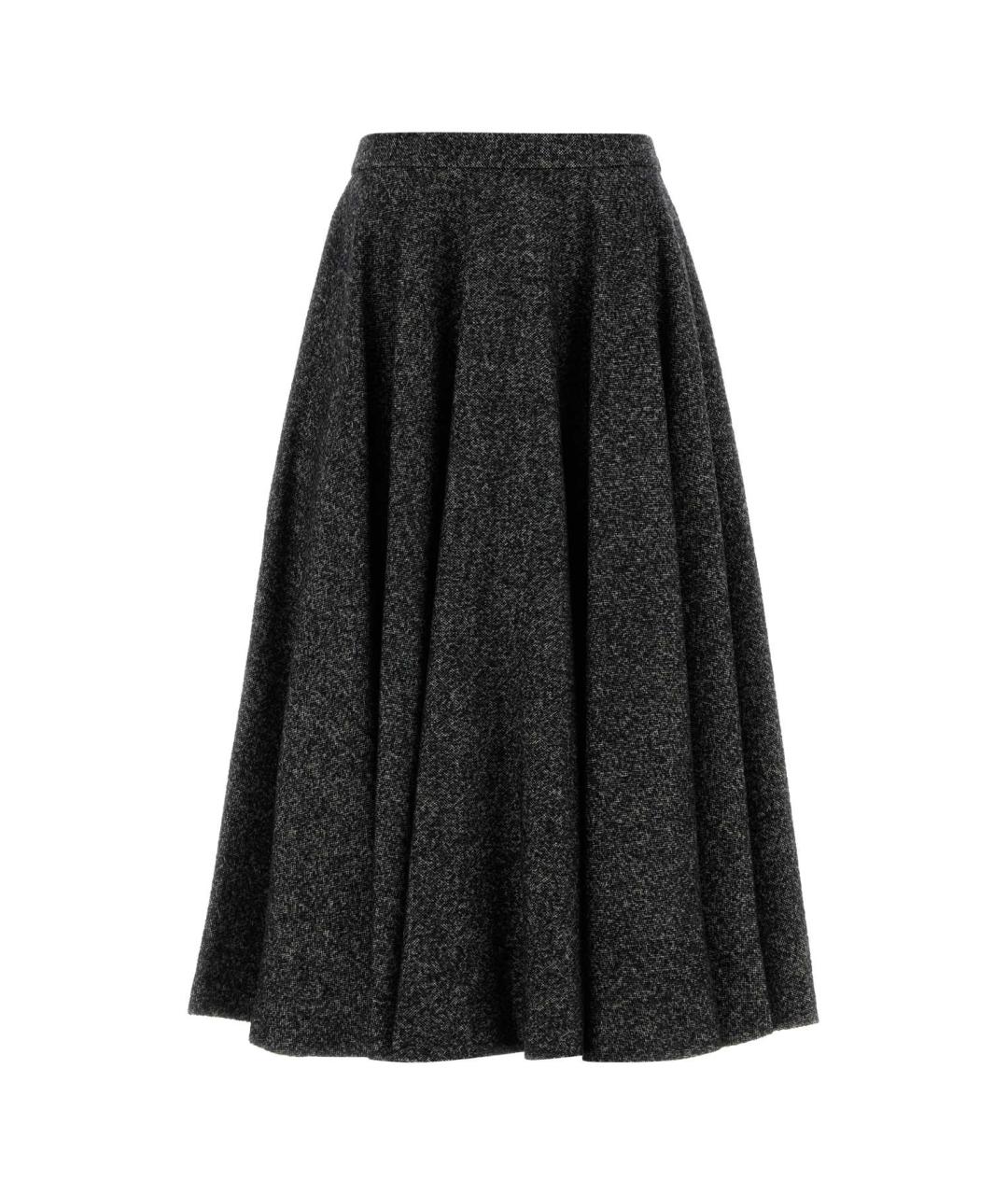 DOLCE&GABBANA Мульти полиэстеровая юбка миди, фото 1