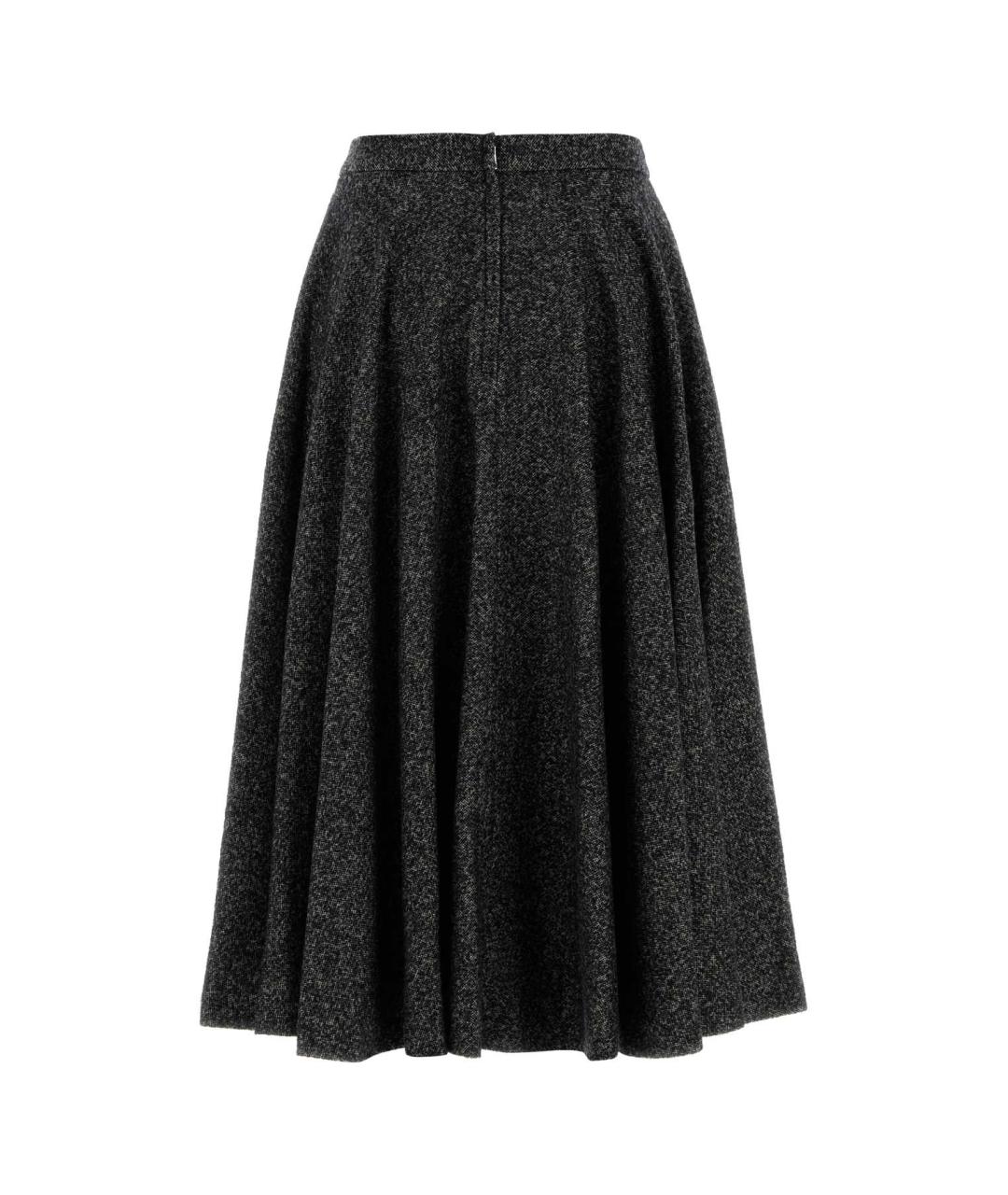DOLCE&GABBANA Мульти полиэстеровая юбка миди, фото 2
