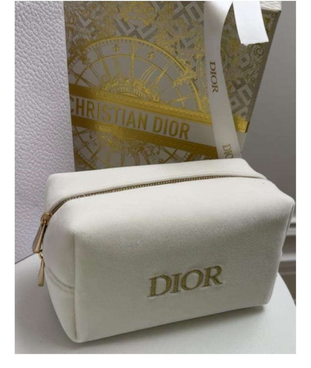 CHRISTIAN DIOR Белая косметичка, фото 5
