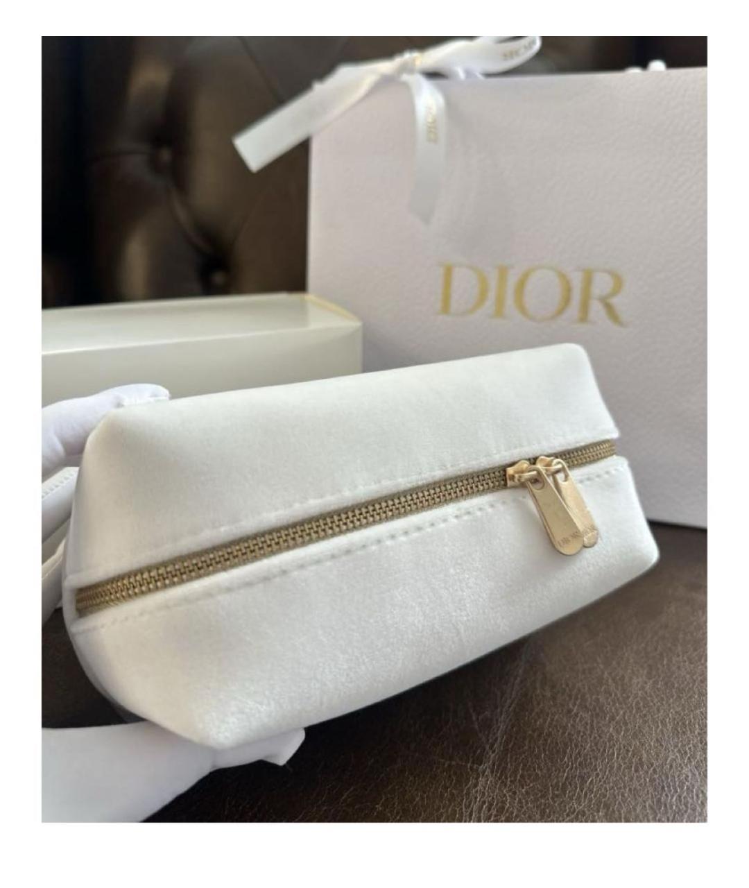 CHRISTIAN DIOR Белая косметичка, фото 4
