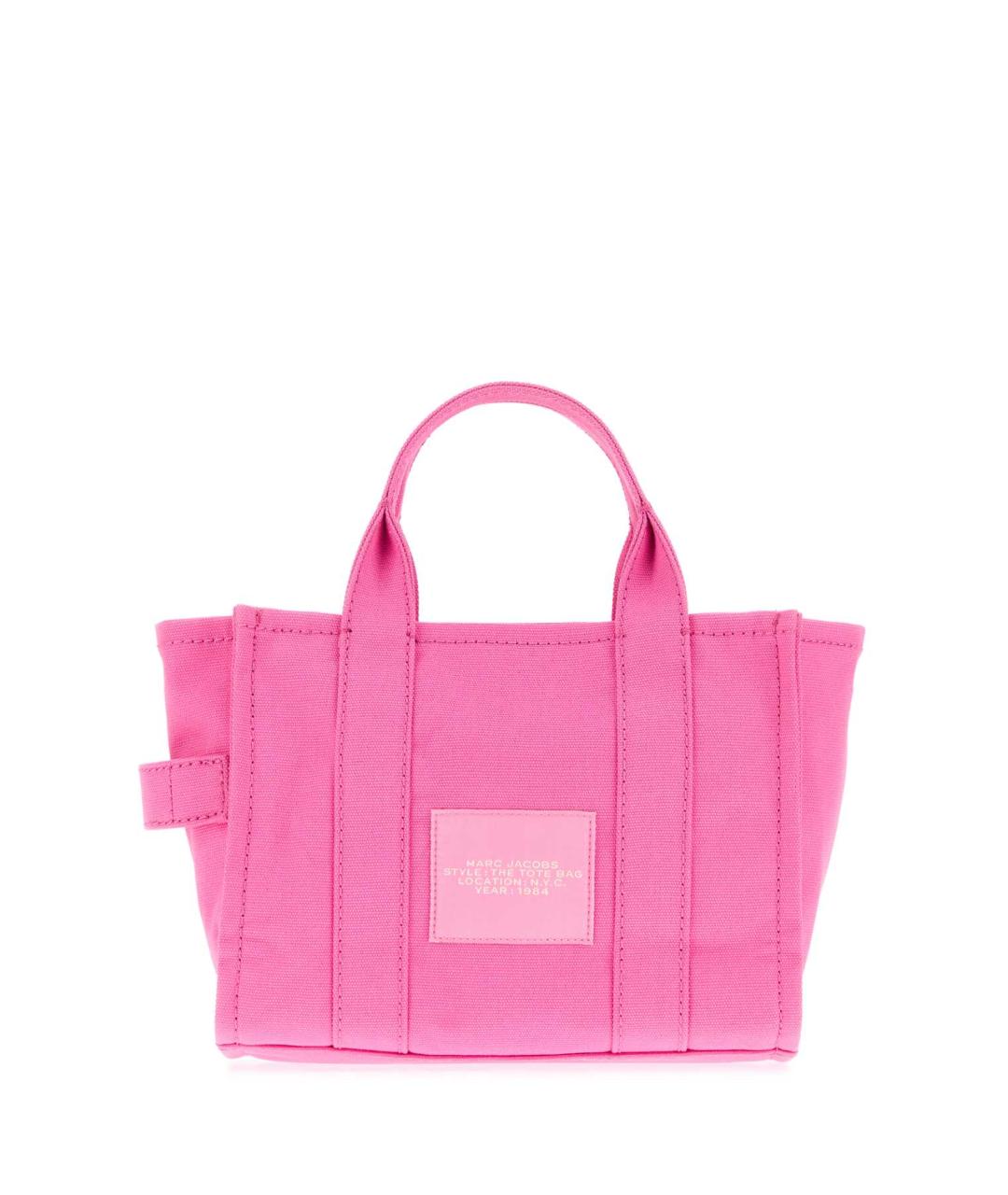 MARC JACOBS Розовая тканевая сумка тоут, фото 3