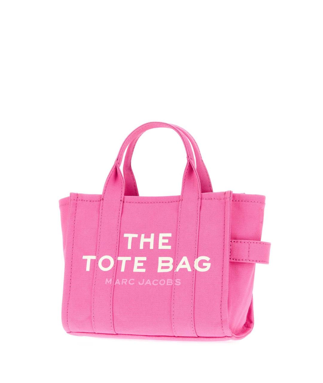 MARC JACOBS Розовая тканевая сумка тоут, фото 2