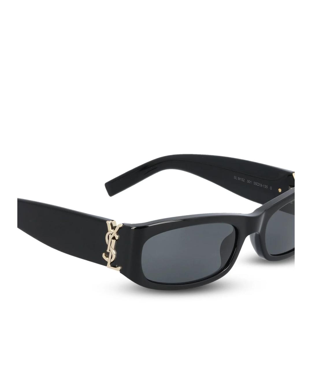 SAINT LAURENT Черные солнцезащитные очки, фото 3