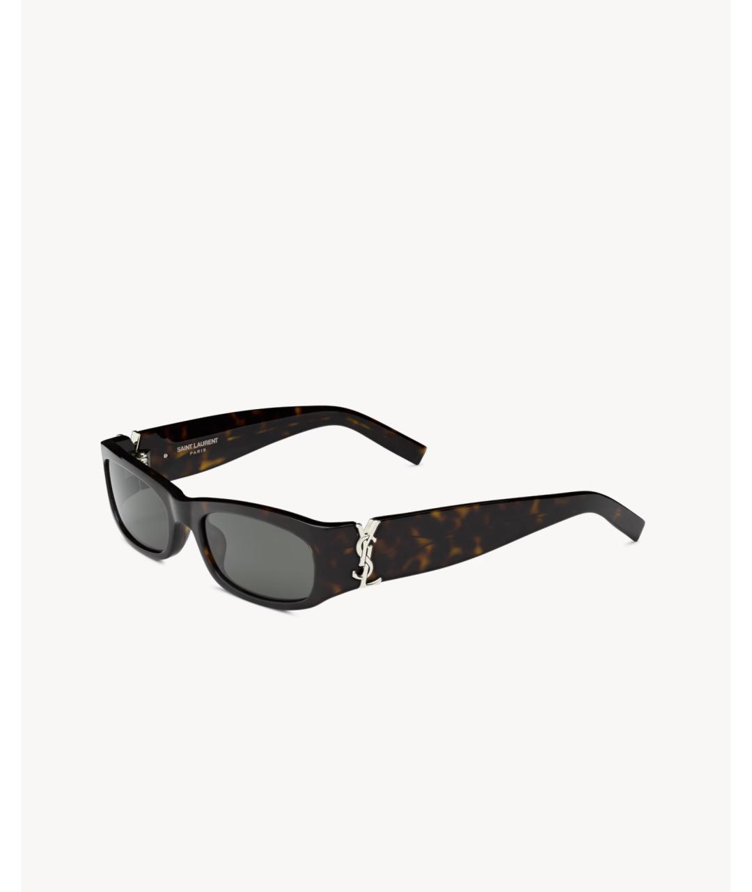 SAINT LAURENT Мульти пластиковые солнцезащитные очки, фото 3