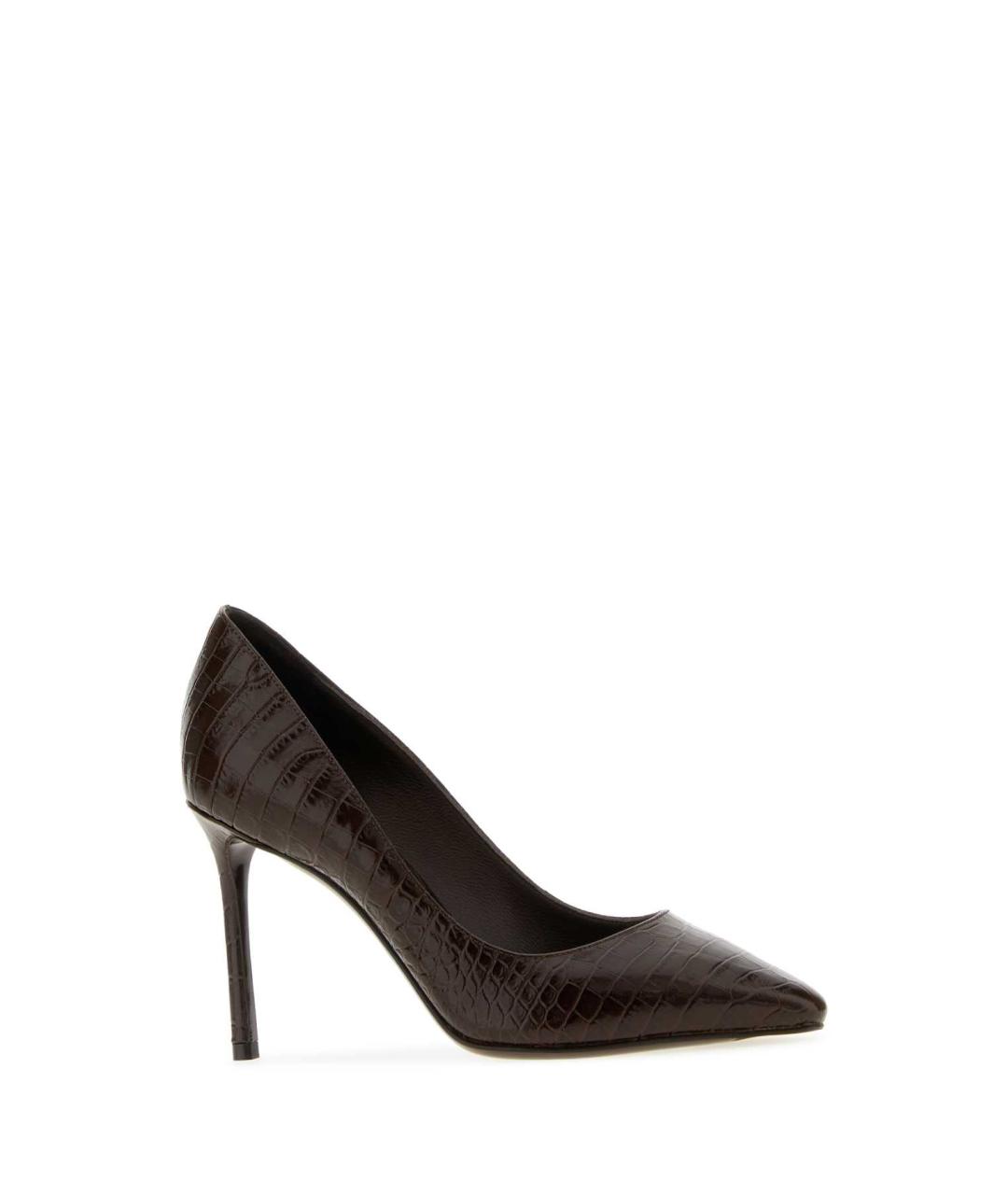 JIMMY CHOO Коричневые туфли из лакированной кожи, фото 2