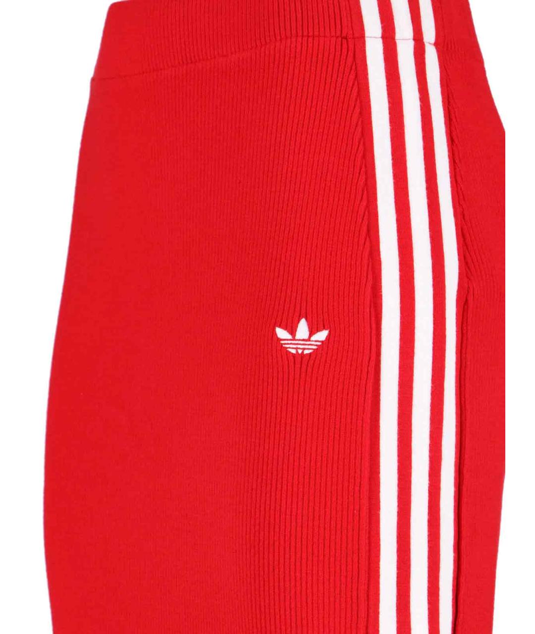 ADIDAS Красная юбка миди, фото 4
