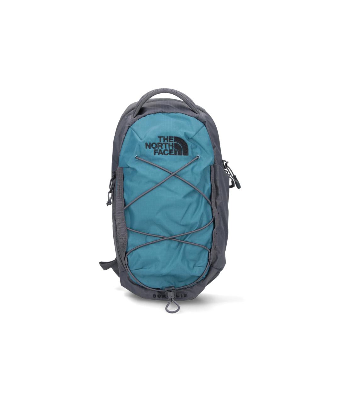 THE NORTH FACE Синий синтетический рюкзак, фото 1